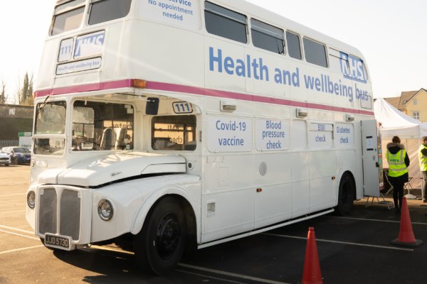 Image for article titled Covid Vaccination Bus