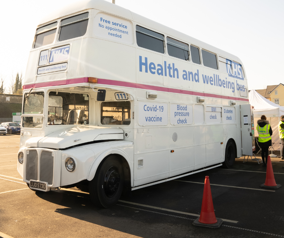 NHS Health and Wellbeing Bus